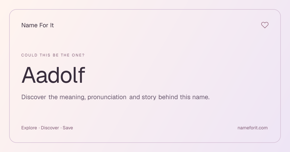 Share preview for Name For It