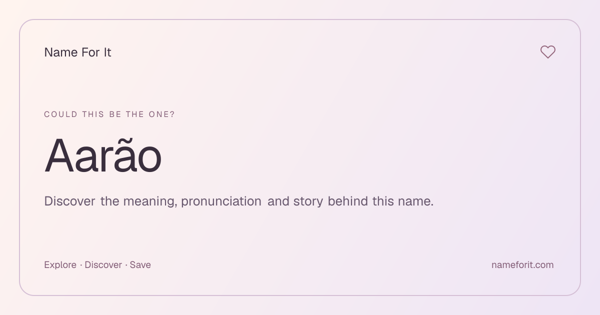 Share preview for Name For It