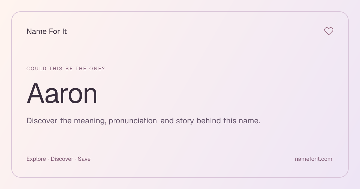 Share preview for Name For It