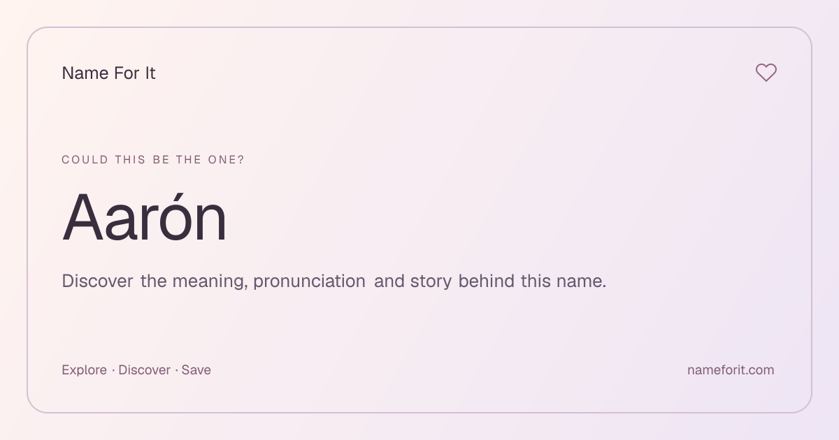 Share preview for Name For It