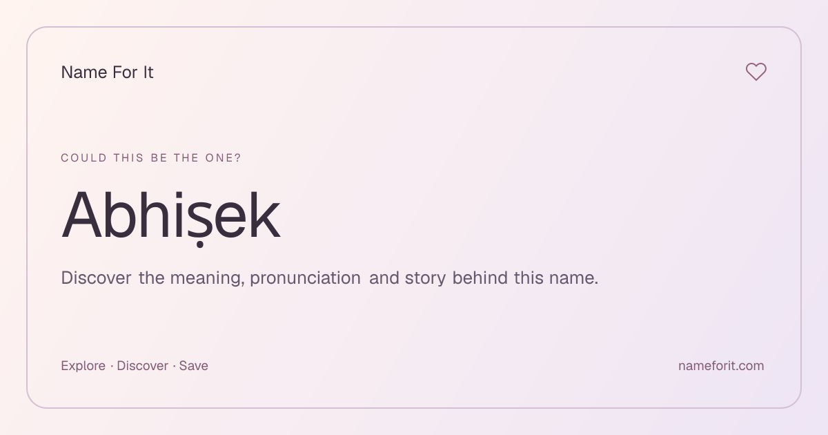 Share preview for Name For It
