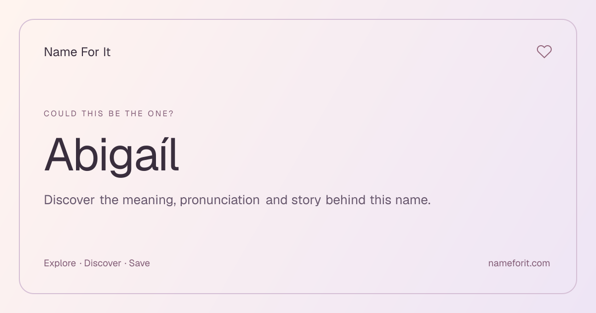 Share preview for Name For It