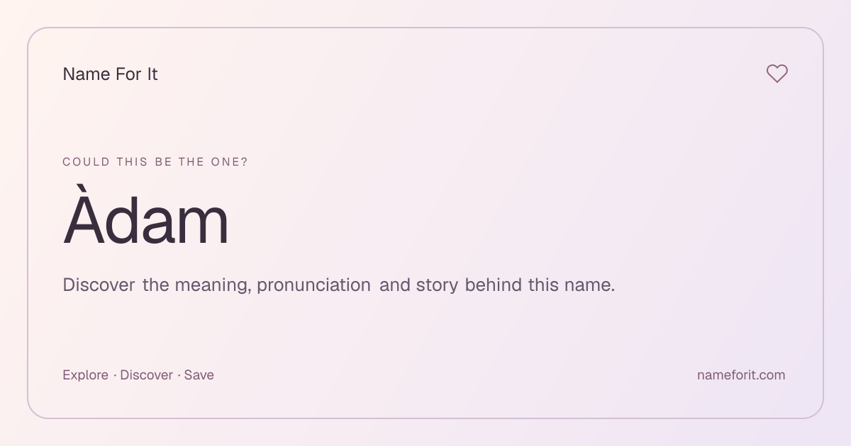 Share preview for Name For It