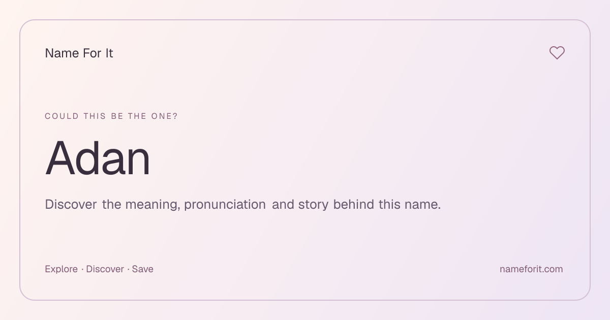 Share preview for Name For It