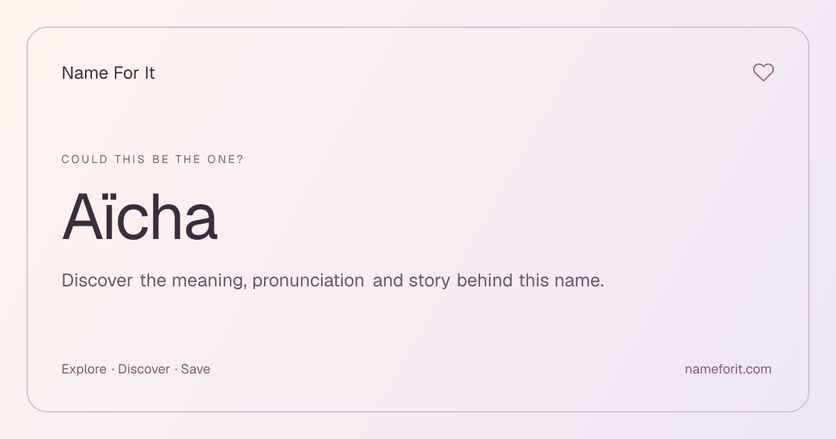 Share preview for Name For It