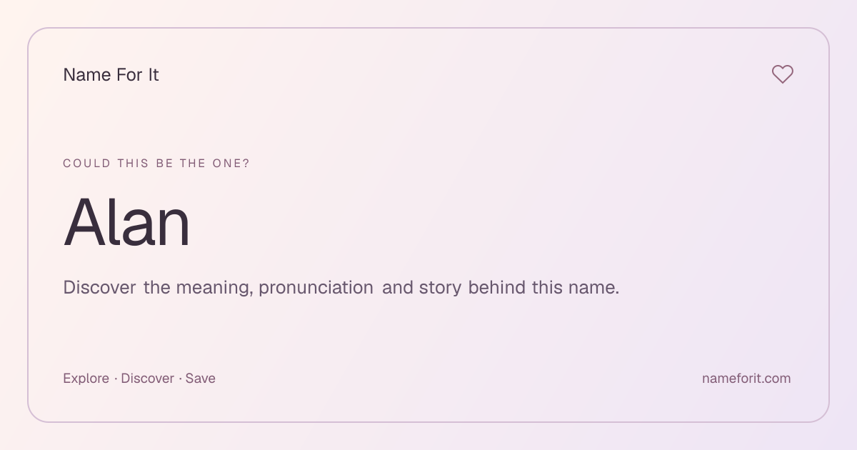 Share preview for Name For It