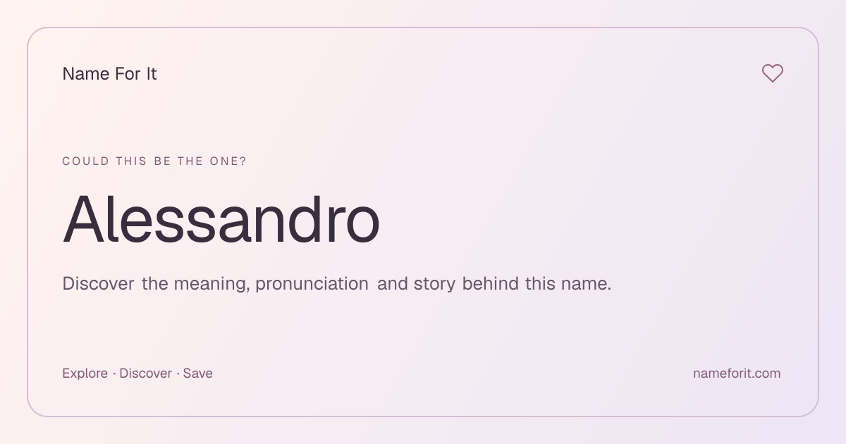 Share preview for Name For It