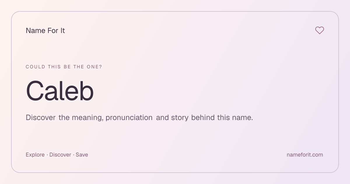Share preview for Name For It