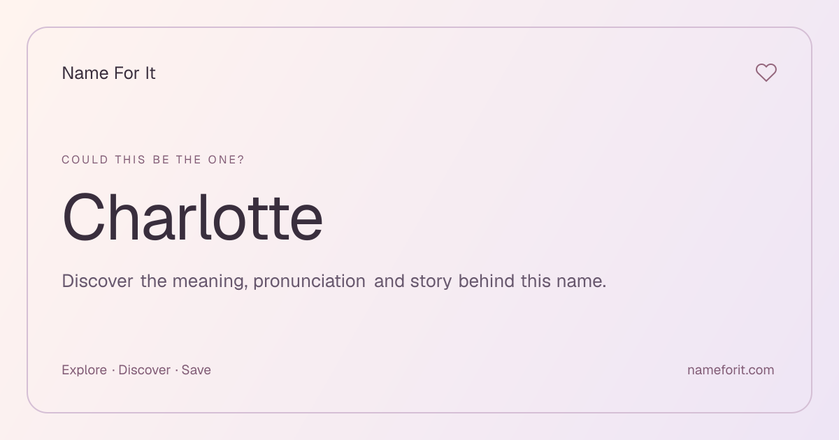 Share preview for Name For It