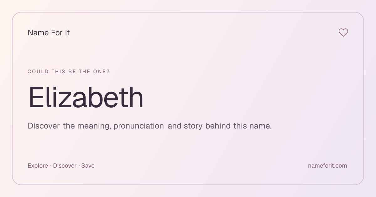Share preview for Name For It