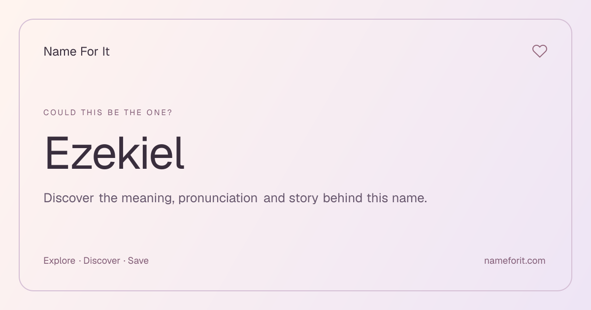 Share preview for Name For It