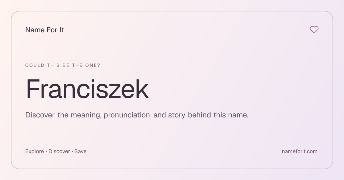 Share preview for Name For It